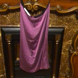 Carolina Herrera Purple A-Line Skirt